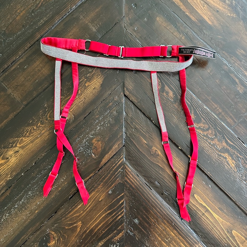 Victoria's Secret Vibrant Red Garter Belt